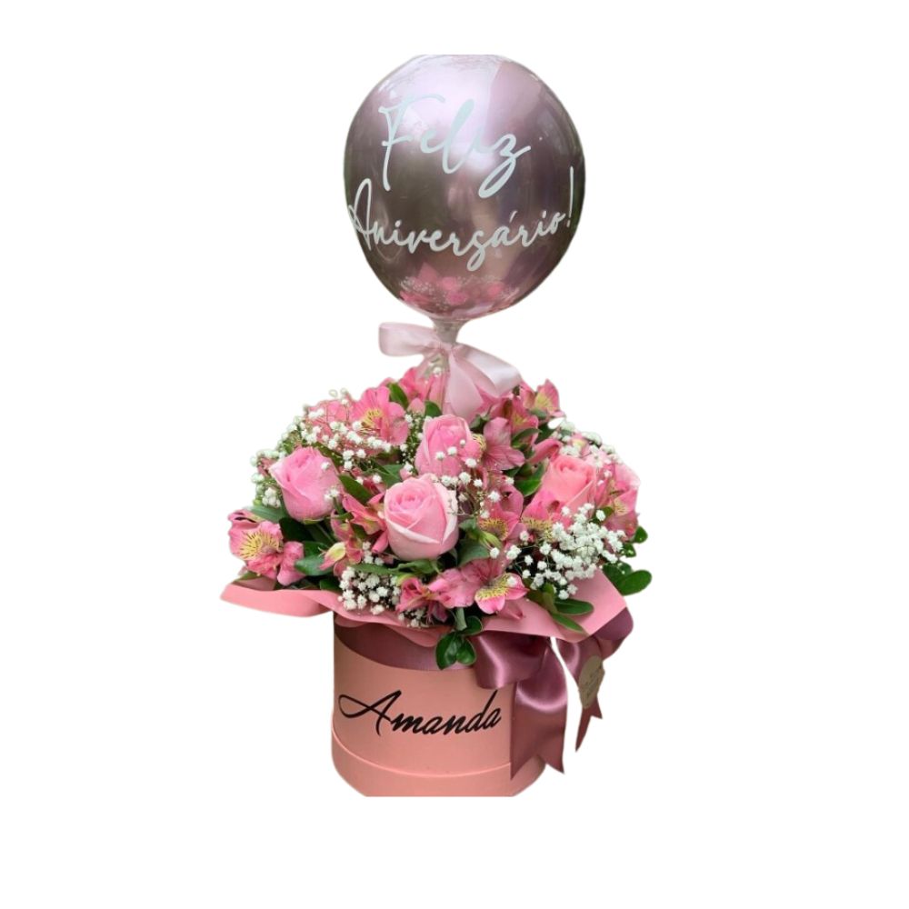 Box De Aniversário Com Balão Box De Aniversário Com Balão